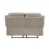 Laconia Latte 2-Piece Double Reclining Set by Homelegance at Eve Furniture