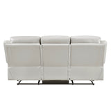 Laconia Silver 2-Piece Double Reclining Set by Homelegance at Eve Furniture