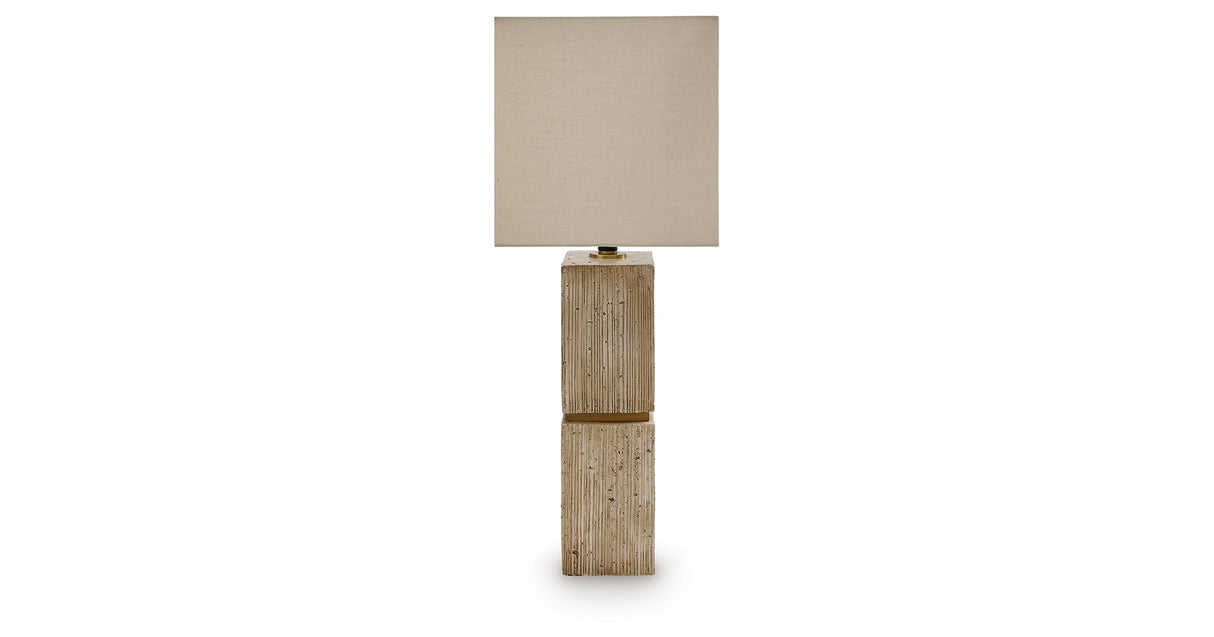 Laddner Beige Table Lamp by Ashley at Eve Furniture