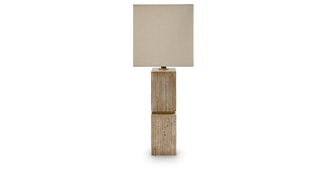 Laddner Beige Table Lamp by Ashley at Eve Furniture
