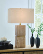 Laddner Beige Table Lamp by Ashley at Eve Furniture