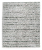 Laddway Cream/Green Large Rug by Ashley at Eve Furniture