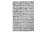 Laddway Cream/Green Medium Rug by Ashley at Eve Furniture