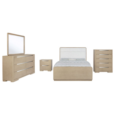 Ladera Light Elm 5-Piece California King Bedroom Set by Coaster at Eve Furniture