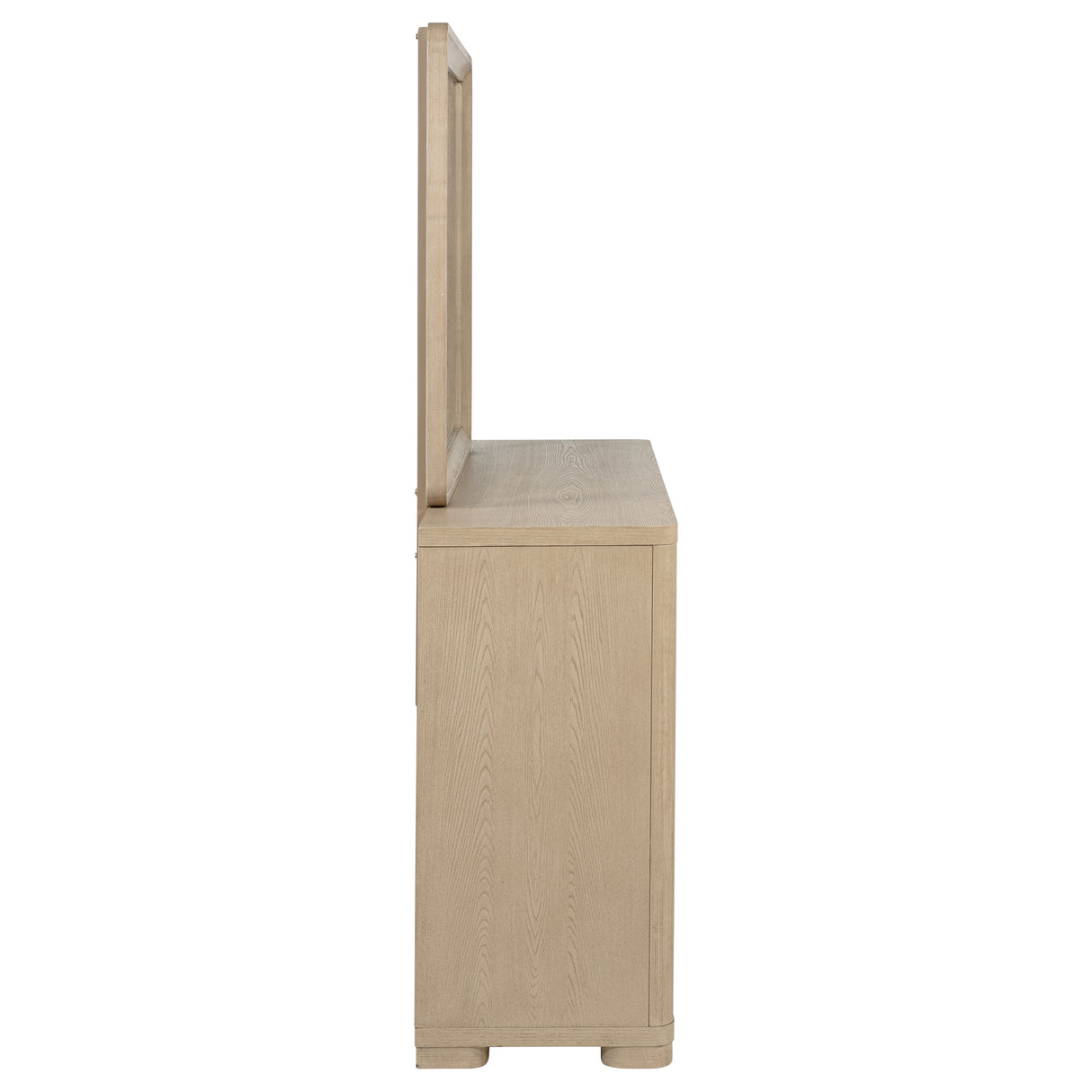 Ladera Light Elm 6-drawer Bedroom Dresser and Mirror by Coaster at Eve Furniture