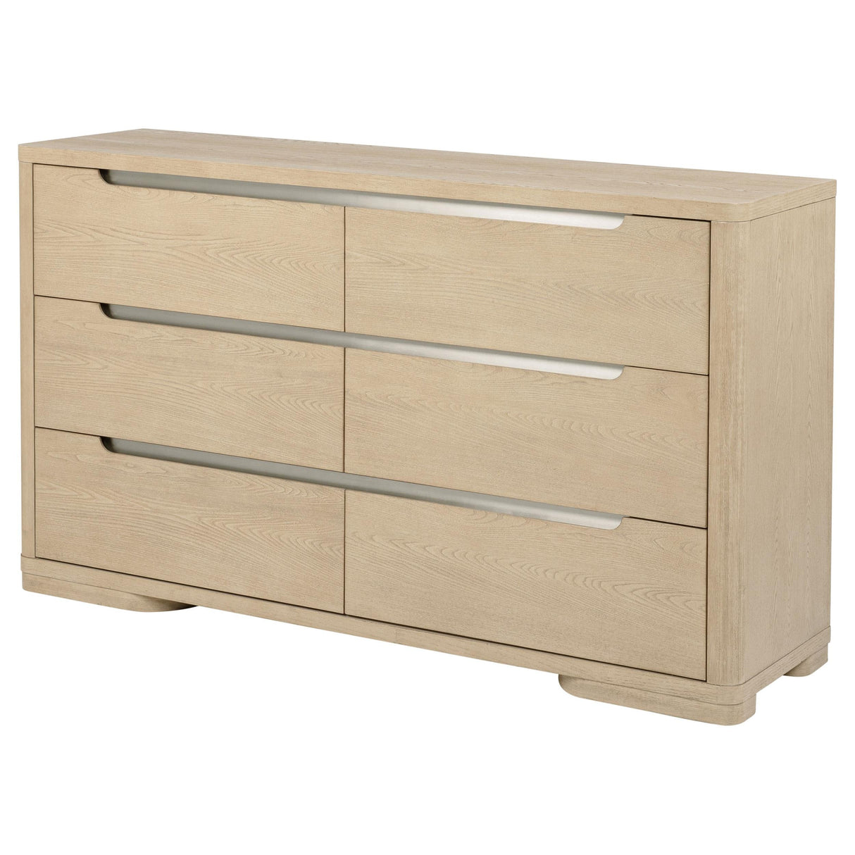 Ladera Light Elm 6-Drawer Bedroom Dresser by Coaster at Eve Furniture