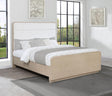 Ladera Light Elm Eastern King Panel Bed by Coaster at Eve Furniture
