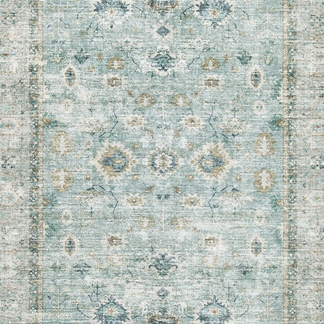 Ladstoney Teal/Beige/Ochre Large Rug by Ashley at Eve Furniture