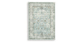 Ladstoney Teal/Beige/Ochre Medium Rug by Ashley at Eve Furniture