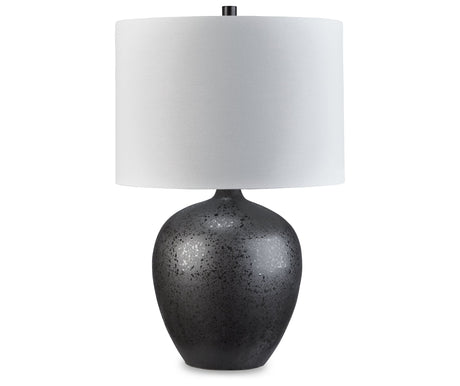 Ladstow 2-Piece Table Lamp Set in Black by Ashley at Eve Furniture