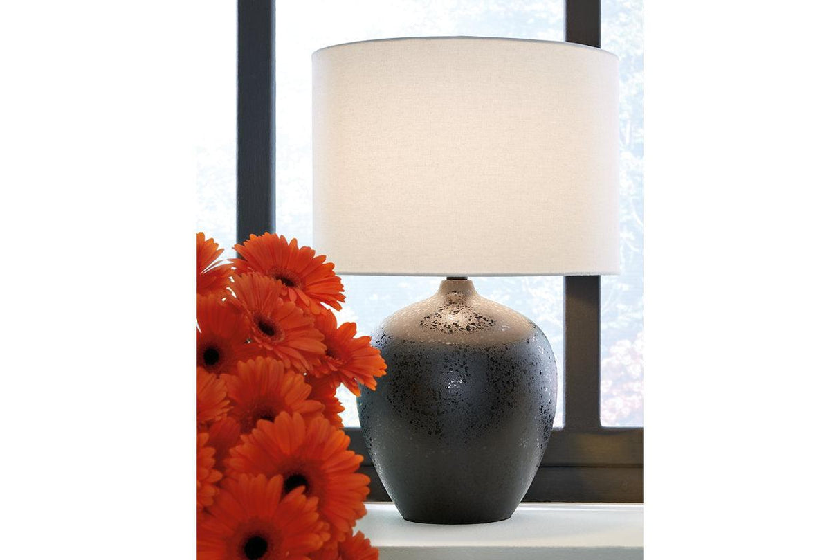 Ladstow Black Table Lamp by Ashley at Eve Furniture