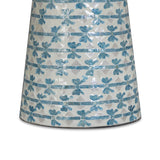 Lady Blue Ribbon Capiz Shell Round Side Table by TOV Furniture at Eve Furniture