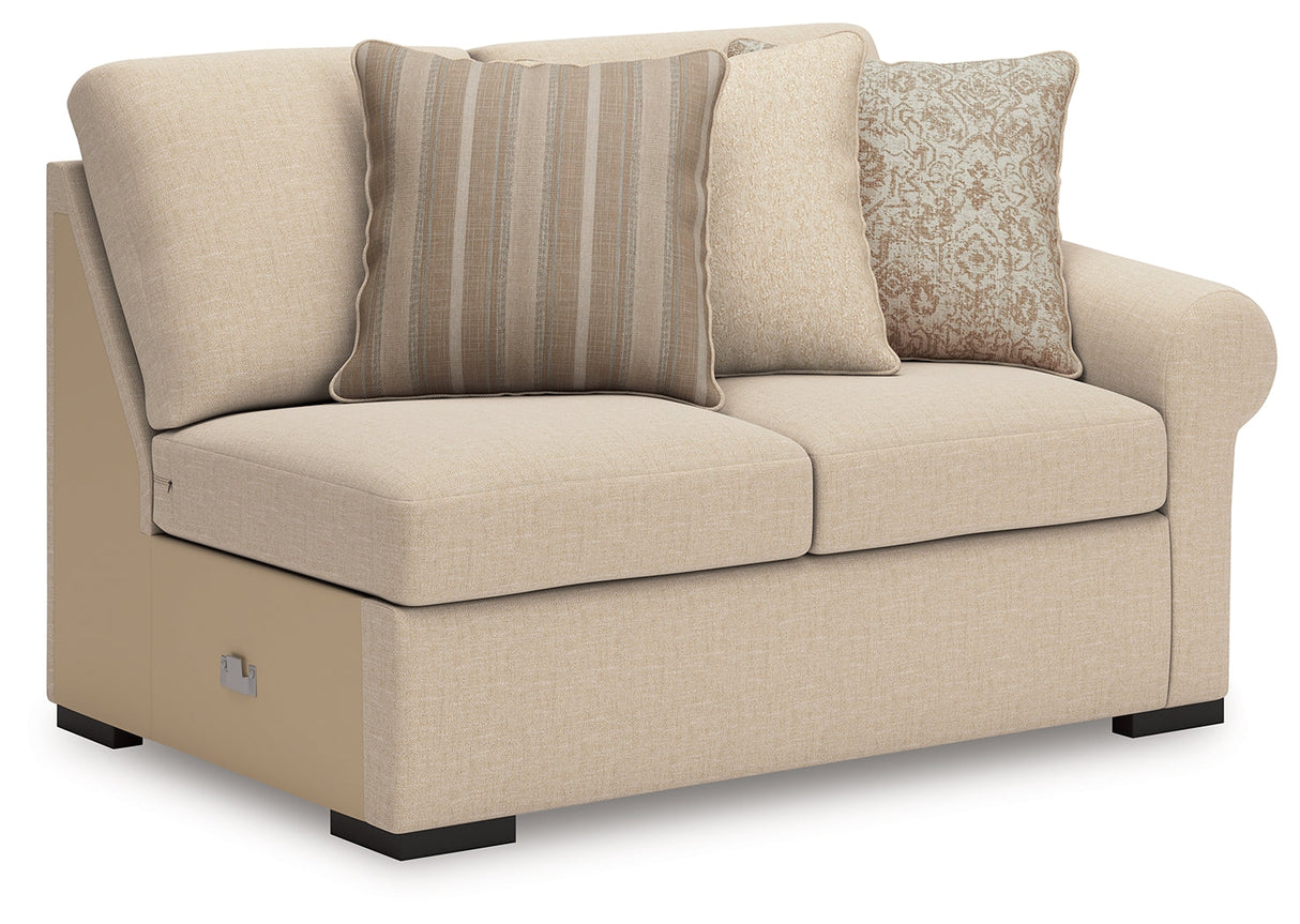 LadyMae Twill 3-Piece Sectional by Ashley at Eve Furniture