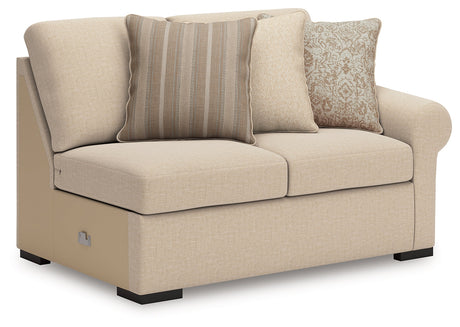 LadyMae Twill 3-Piece Sectional by Ashley at Eve Furniture