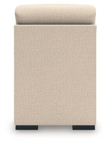 LadyMae Twill Armless Chair by Ashley at Eve Furniture