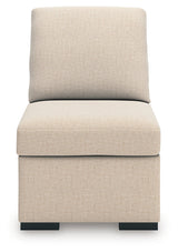 LadyMae Twill Armless Chair by Ashley at Eve Furniture