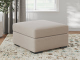LadyMae Twill Oversized Accent Ottoman by Ashley at Eve Furniture