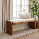 Lafa Beige Bench by Zuomod at Eve Furniture
