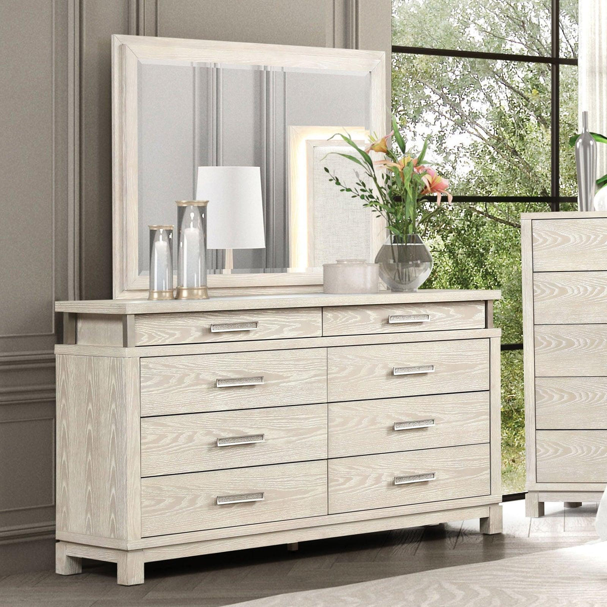 Lafayette Weathered Gray Dresser by Furniture of America at Eve Furniture