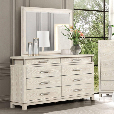 Lafayette Weathered Gray Dresser by Furniture of America at Eve Furniture