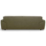Laffey Olive Green Top Grain Leather Sofa by Ashcroft Furniture at Eve Furniture