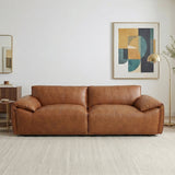 Laffey Tan Top Grain Leather Sofa by Ashcroft Furniture at Eve Furniture