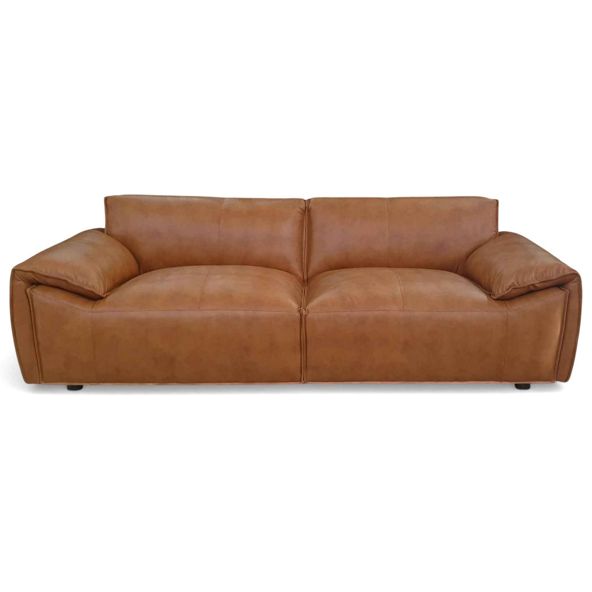 Laffey Tan Top Grain Leather Sofa by Ashcroft Furniture at Eve Furniture