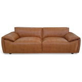 Laffey Tan Top Grain Leather Sofa by Ashcroft Furniture at Eve Furniture