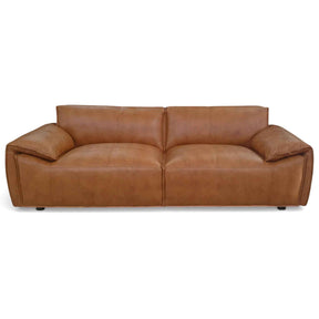 Laffey Tan Top Grain Leather Sofa by Ashcroft Furniture at Eve Furniture