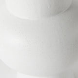 Laforge 10.8H Medium White Ceramic Vase by Mercana at Eve Furniture