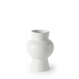 Laforge 10.8H Medium White Ceramic Vase by Mercana at Eve Furniture