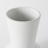 Laforge 9.4H Small White Ceramic Vase by Mercana at Eve Furniture
