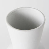 Laforge 9.4H Small White Ceramic Vase by Mercana at Eve Furniture