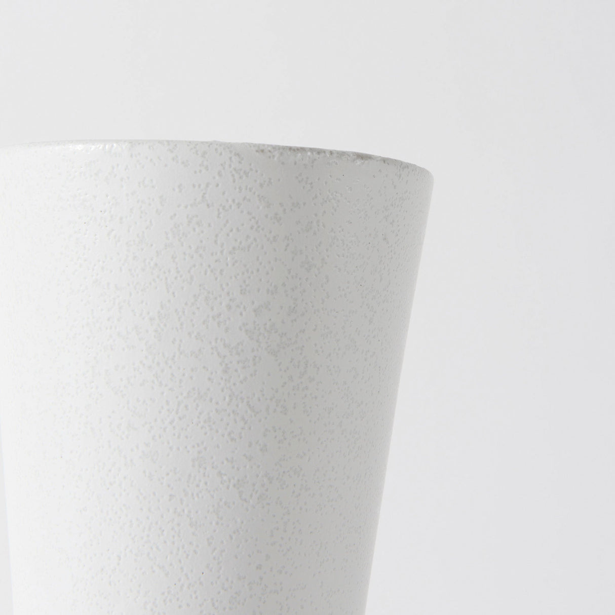 Laforge 9.4H Small White Ceramic Vase by Mercana at Eve Furniture