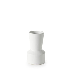 Laforge 9.4H Small White Ceramic Vase by Mercana at Eve Furniture