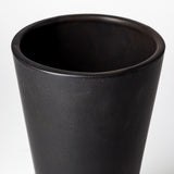 Laforge Black Ceramic Vase by Mercana at Eve Furniture