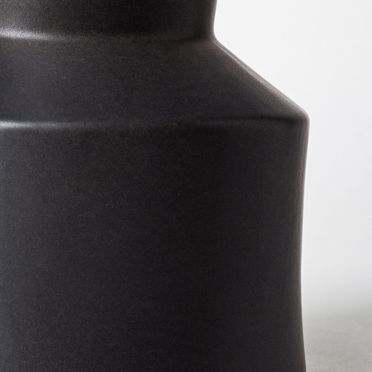 Laforge Black Ceramic Vase by Mercana at Eve Furniture