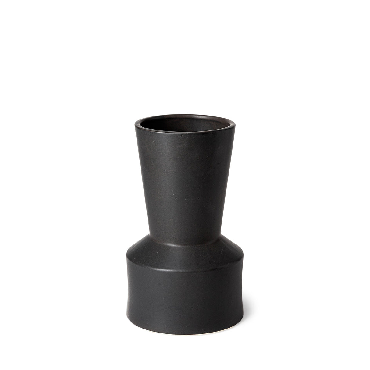 Laforge Black Ceramic Vase by Mercana at Eve Furniture