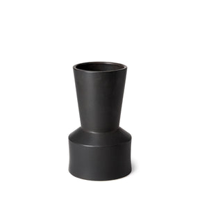Laforge Black Ceramic Vase by Mercana at Eve Furniture