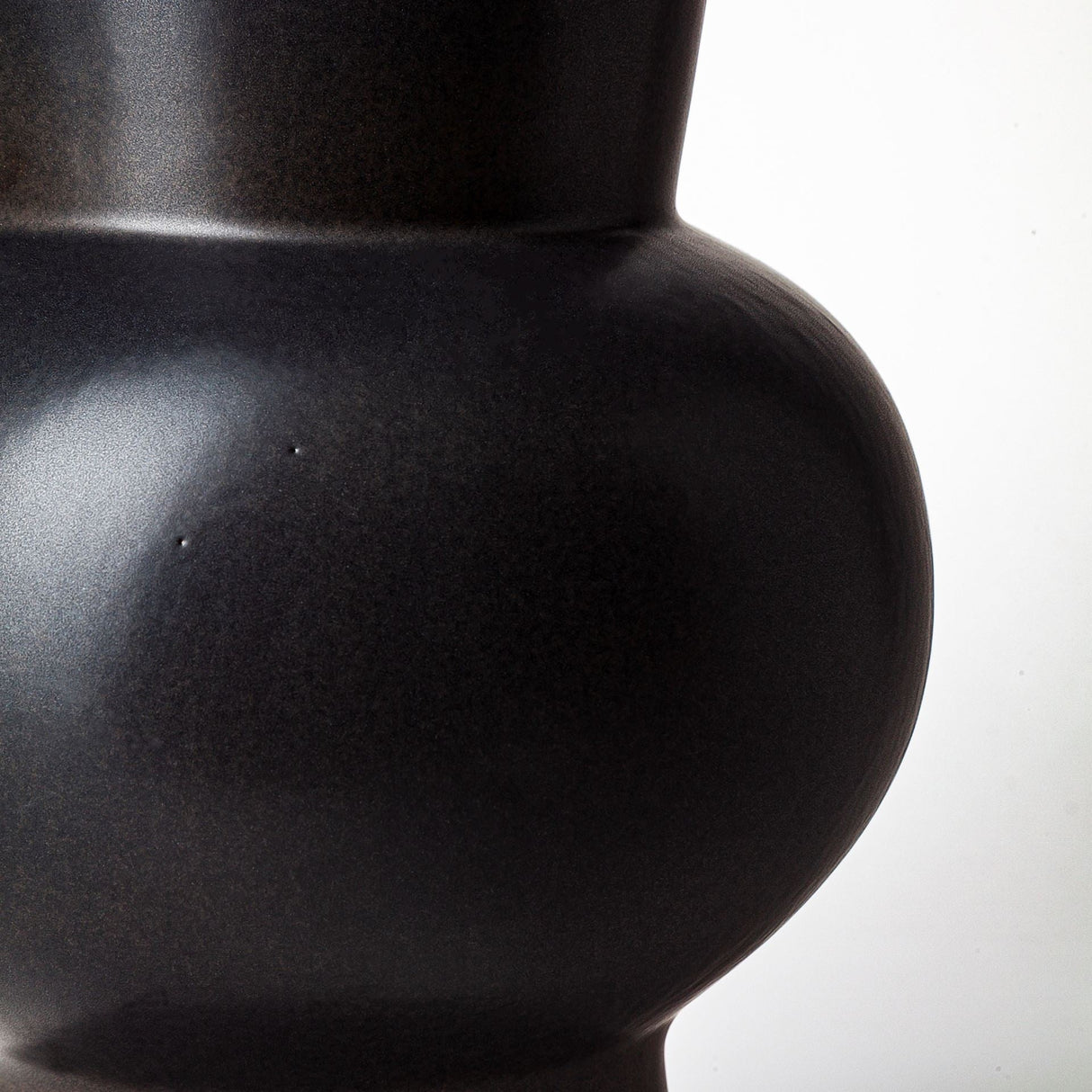 Laforge II Black Ceramic Vase by Mercana at Eve Furniture