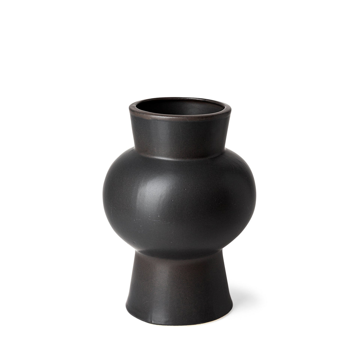 Laforge II Black Ceramic Vase by Mercana at Eve Furniture