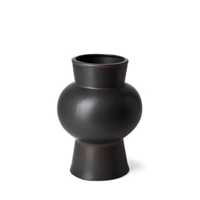 Laforge II Black Ceramic Vase by Mercana at Eve Furniture