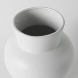 Laforge Medium White Ceramic Vase by Mercana at Eve Furniture