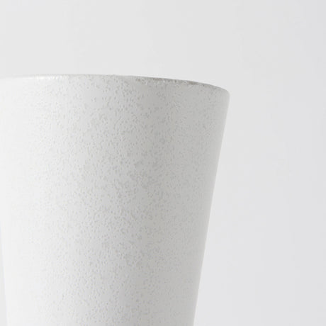Laforge Small White Ceramic Vase by Mercana at Eve Furniture