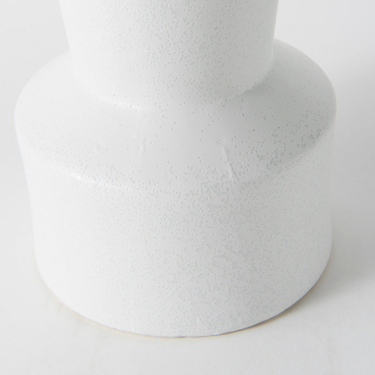 Laforge Small White Ceramic Vase by Mercana at Eve Furniture