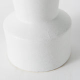 Laforge Small White Ceramic Vase by Mercana at Eve Furniture