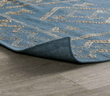 Lagos Blue/Natural Rug by Classic Home at Eve Furniture