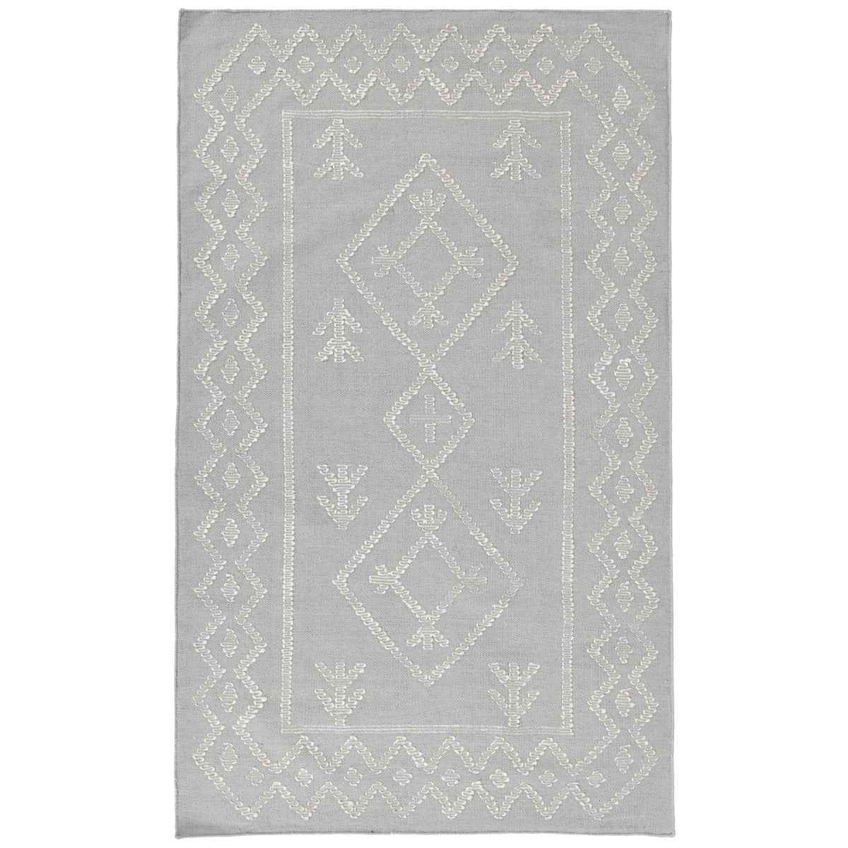 Lagos Gray/Ivory Rug by Classic Home at Eve Furniture