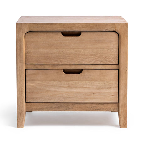 Laguna Natural Maple 2 Drawer Nightstand by Classic Home at Eve Furniture