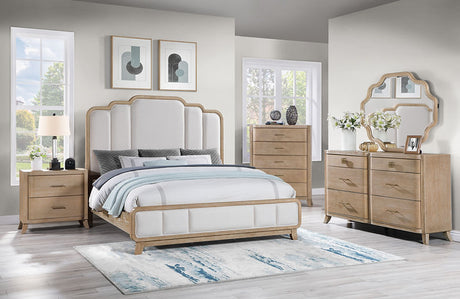 Laguna Beige Panel Bedroom Set by New Era Innovations at Eve Furniture